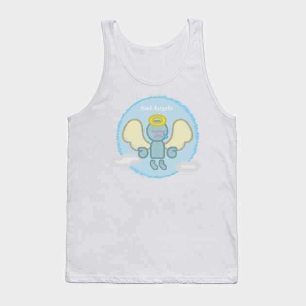 Sad Angels Tank Top by PeetDraws